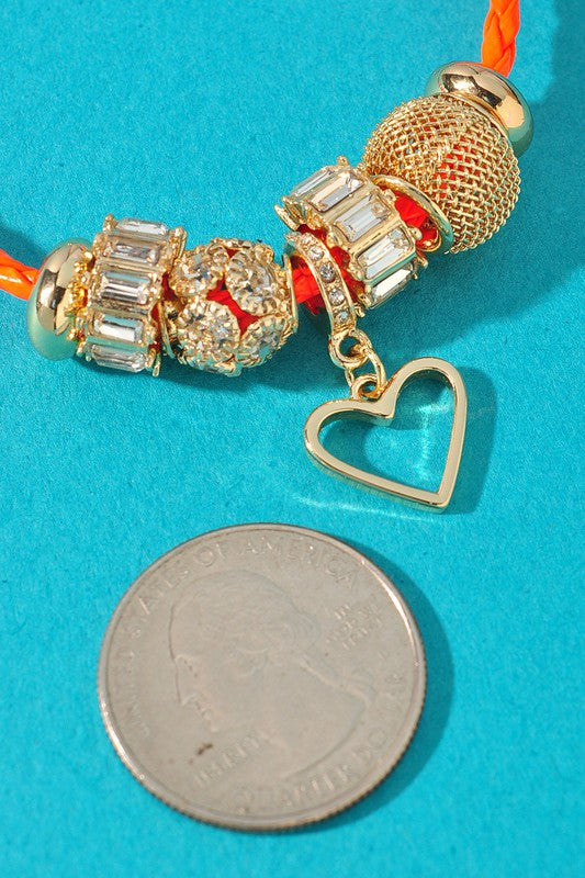 Heart Charm Bracelet