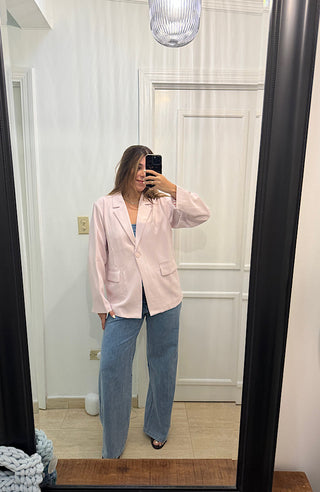 Blush Oversized Blazer