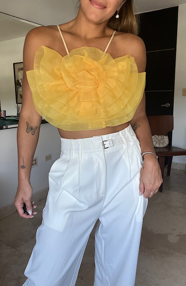 Yellow Flower Top