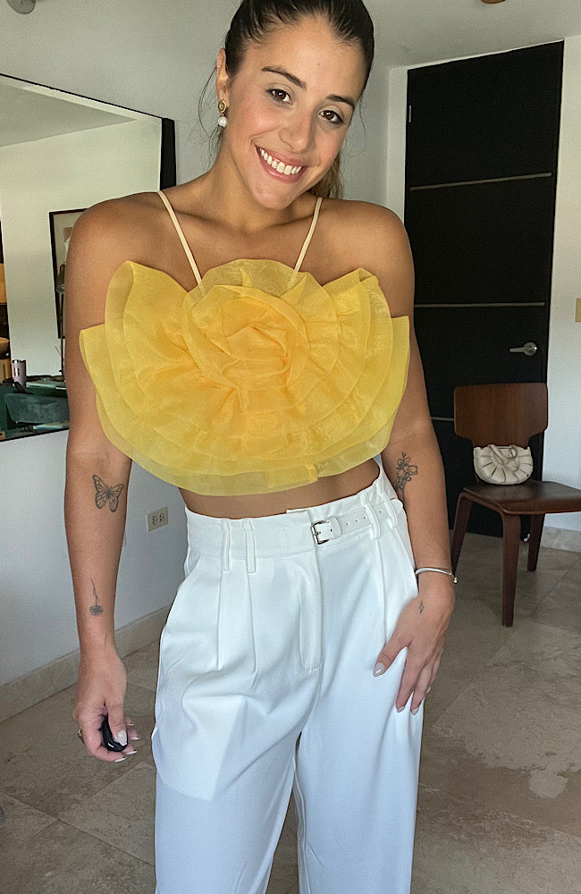 Yellow Flower Top