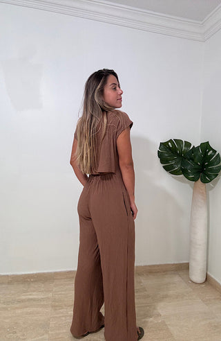 Chocolate Jumpsuit