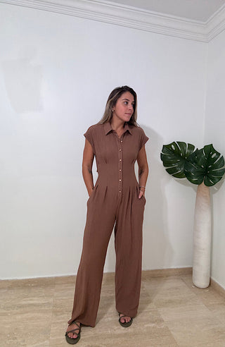 Chocolate Jumpsuit