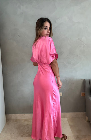 Pink Cosmos Dress
