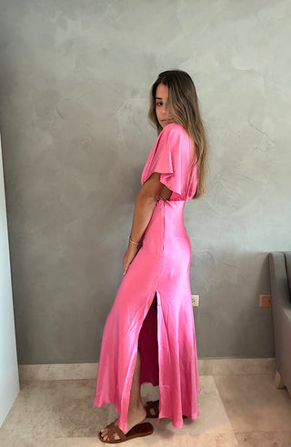 Pink Cosmos Dress