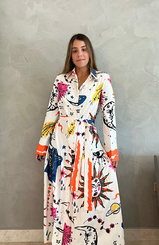 Galaxy Shirt Dress