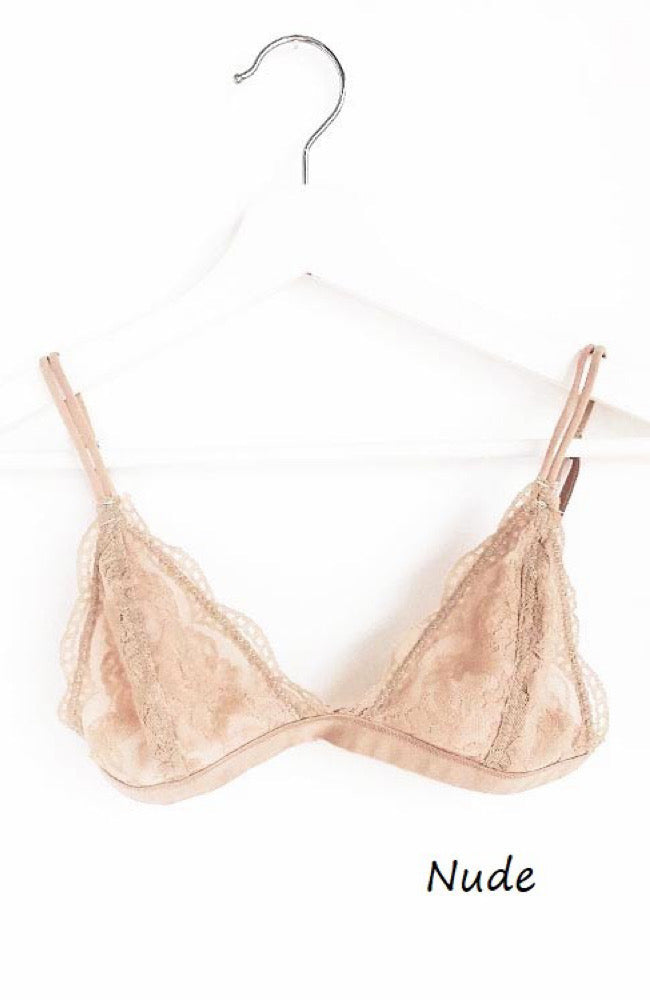 Beige Lace Bralette