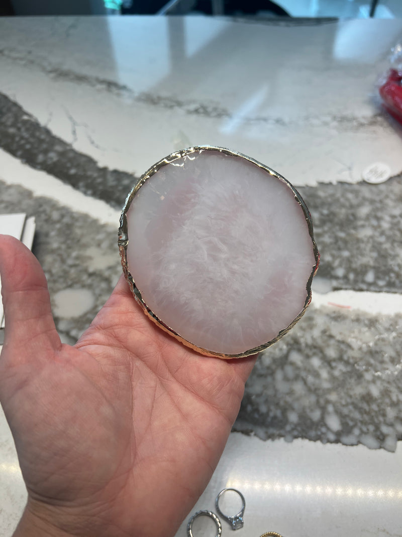 Edge Stone Jewelry Plate Dish