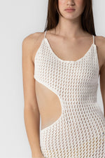 Side Crochet Dress