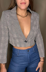 Houndstooth Blazer